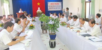 សន្និសីទស្តីពីការងារជំនឿ សាសនាបណ្តាខែត្រទីក្រុងឆ្នេរសមុទ្រភាគកណ្តាល - ảnh 1